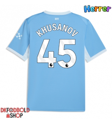 Manchester City Abdukodir Khusanov #45 Hjemmebanetrøje 2026-27 Kort ærmer